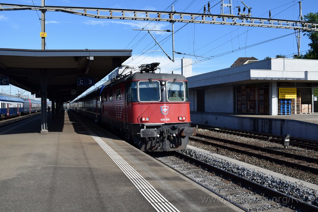 4020-0001-180716.jpg - SBB-CFF Re 420.206-5 (Re 91 85 4 420 206-5 CH-SBB) / Killwangen-Spreitenbach 18.7.2016
