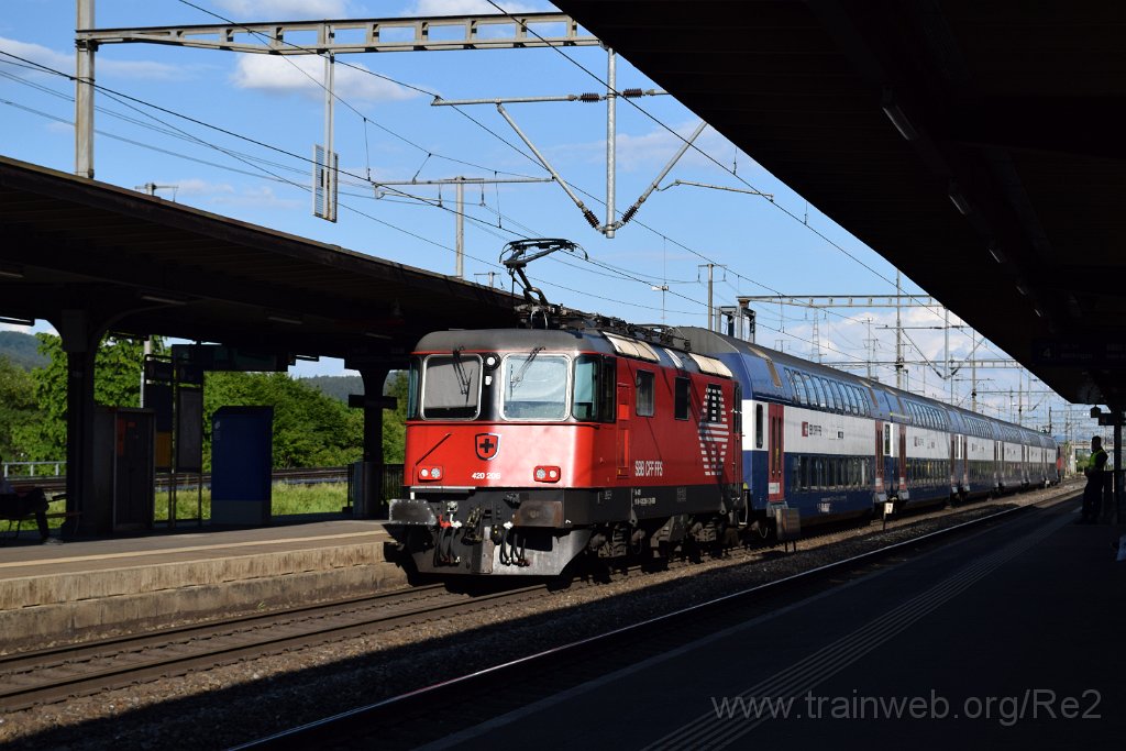 4988-0043-240518.jpg - SBB-CFF Re 420.206-5 (Re 91 85 4 420 206-5 CH-SBB) / Killwangen-Spreitenbach 24.5.2018