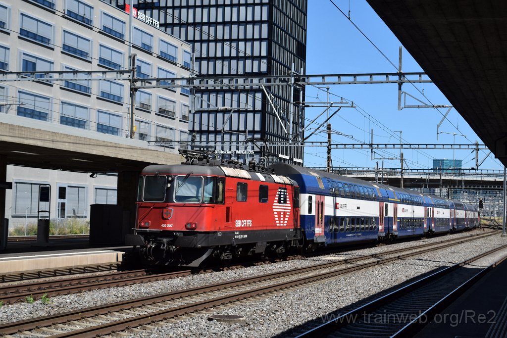 8133-0022-030822.jpg - SBB-CFF Re 420.207-3 (Re 91 85 4 420 207-3 CH-SBB) / Zürich-Altstetten 3.8.2022