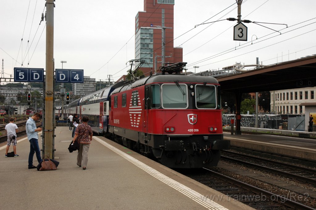 3222-0040-060814.jpg - SBB-CFF Re 420.209-9 (Re 91 85 4 420 209-9 CH-SBB) / Winterthur 6.8.2014
