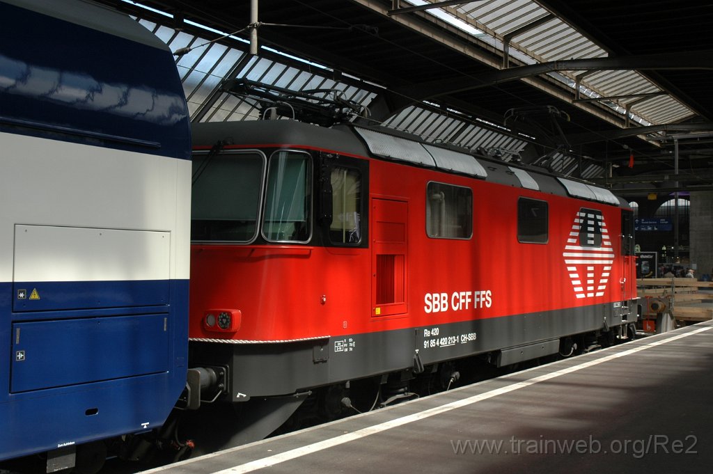 2500-0004-160712.jpg - SBB-CFF Re 420.213-1 (Re 91 85 4 420 213-1 CH-SBB) / Zürich HB 16.7.2012