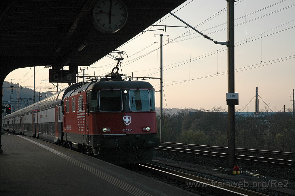 3055-0044-280314.jpg - SBB-CFF Re 420.213-1 (Re 91 85 4 420 213-1 CH-SBB) / Killwangen-Spreitenbach 28.3.2014