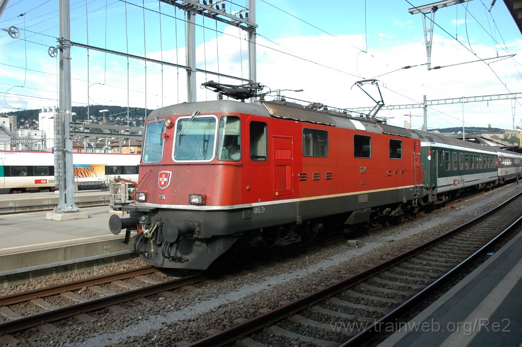 2155-0043-280711.jpg - SBB-CFF Re 4/4'' 11214 / Zürich HB 28.7.2011