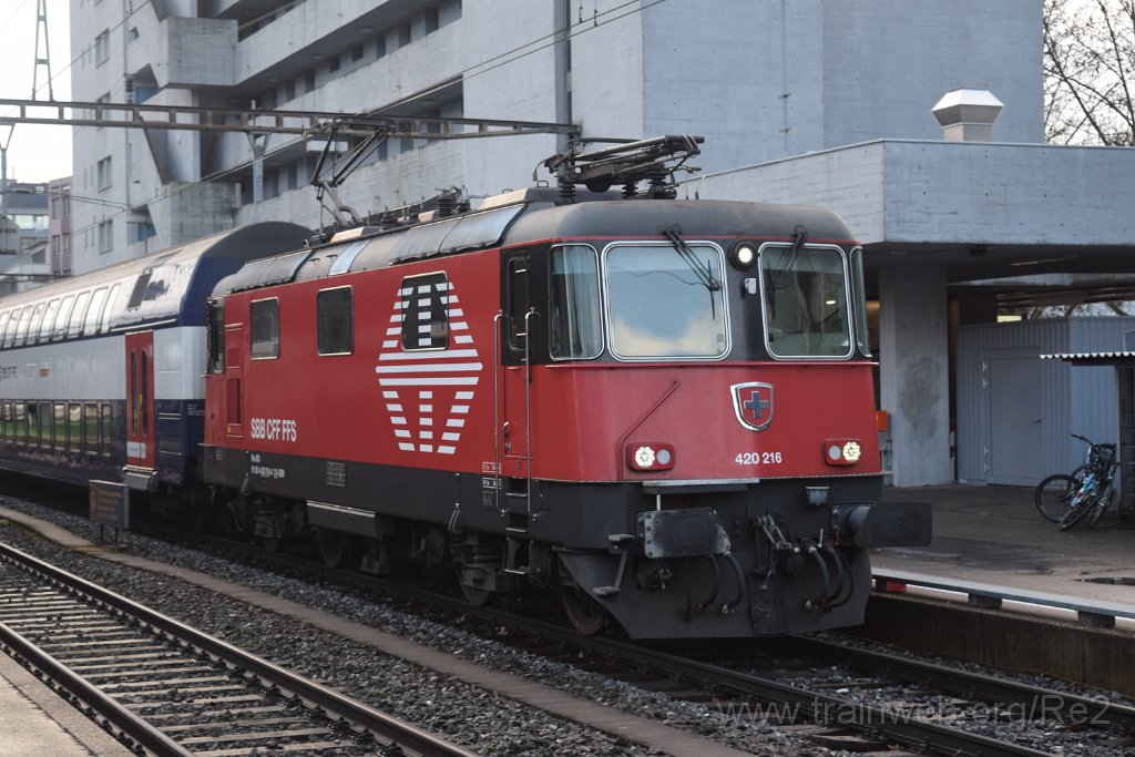 5267-0019-090119.jpg - SBB-CFF Re 420.216-4 (Re 91 85 4 420 216-4 CH-SBB) / Zürich-Altstetten 9.1.2019