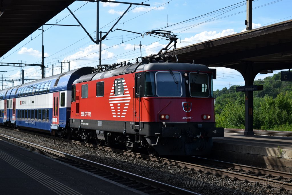 4543-0008-170717.jpg - SBB-CFF Re 420.217-2 (Re 91 85 4 420 217-2 CH-SBB) / Killwangen-Spreitenbach 17.7.2017