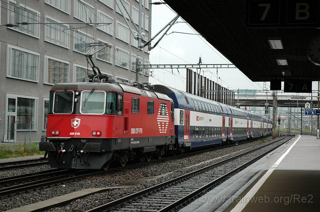 3363-0005-131014.jpg - SBB-CFF Re 420.218-0 (Re 91 85 4 420 218-0 CH-SBB) / Zürich-Altstetten 13.10.2014