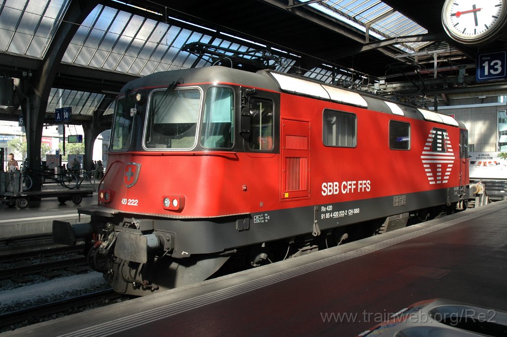 3614-0008-240615.jpg - SBB-CFF Re 420.222-2 (Re 91 85 4 420 222-2 CH-SBB) / Zürich HB 24.6.2015