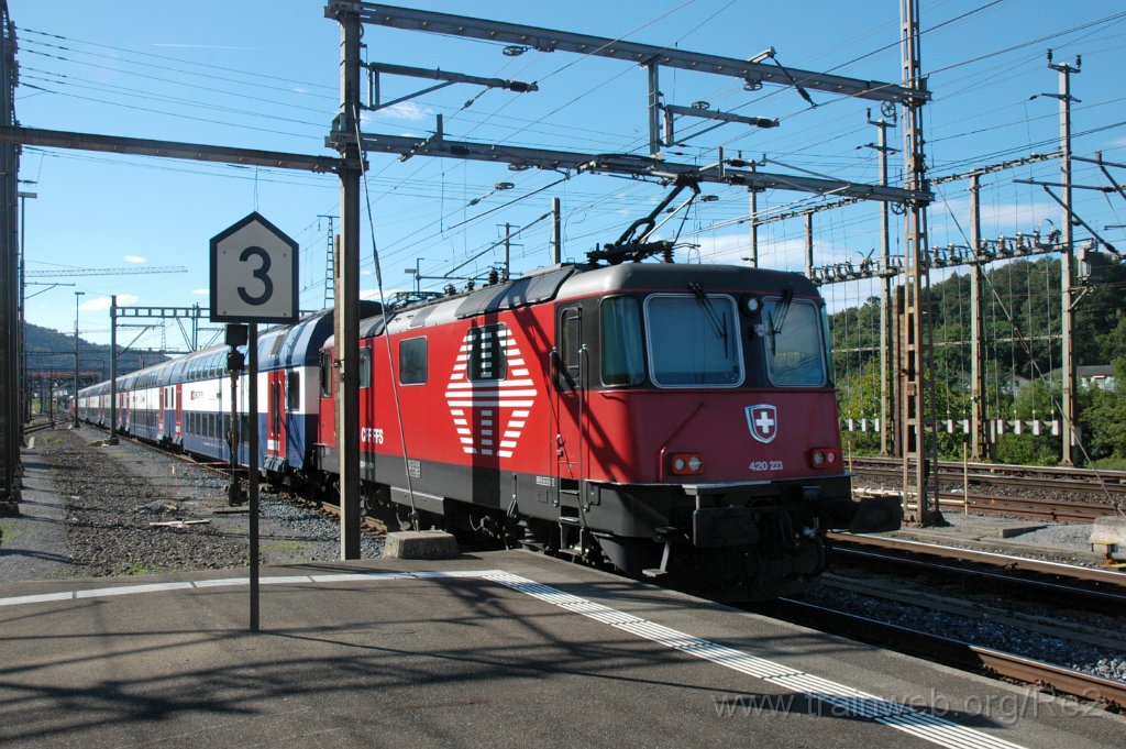 3228-0039-080814.jpg - SBB-CFF Re 420.223-0 (Re 91 85 4 420 223-0 CH-SBB) / Killwangen-Spreitenbach 8.8.2014