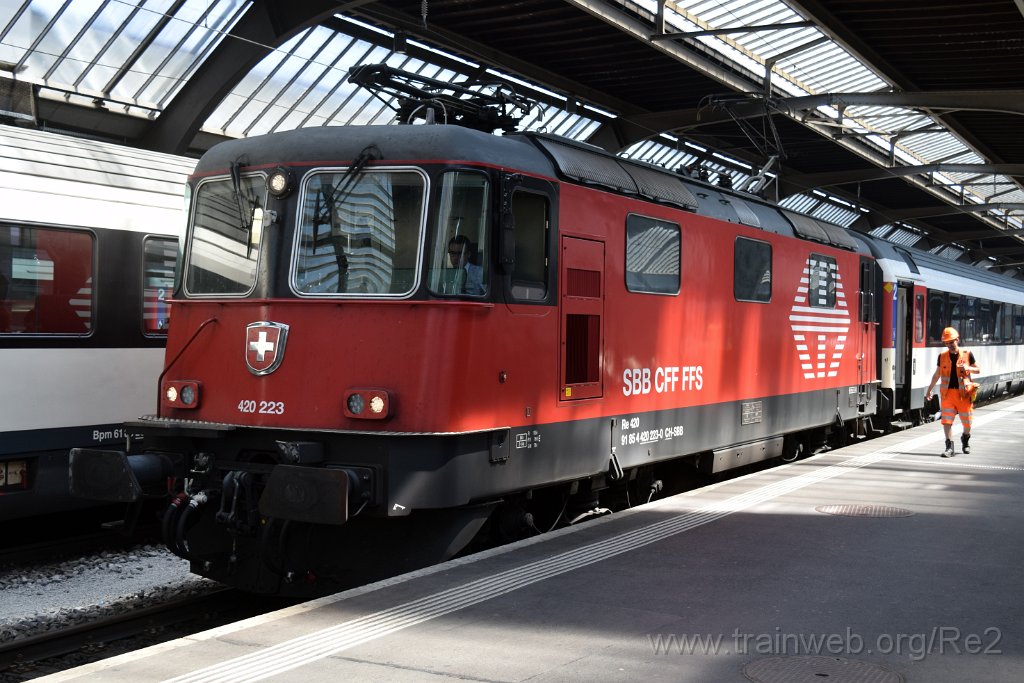 4554-0023-220717.jpg - SBB-CFF Re 420.223-0 (Re 91 85 4 420 223-0 CH-SBB) / Zürich HB 22.7.2017