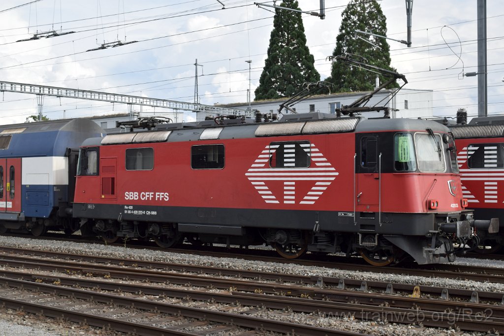 8173-0019-270822.jpg - SBB-CFF Re 420.223-0 (Re 91 85 4 420 223-0 CH-SBB) / Rapperswil 27.8.2022