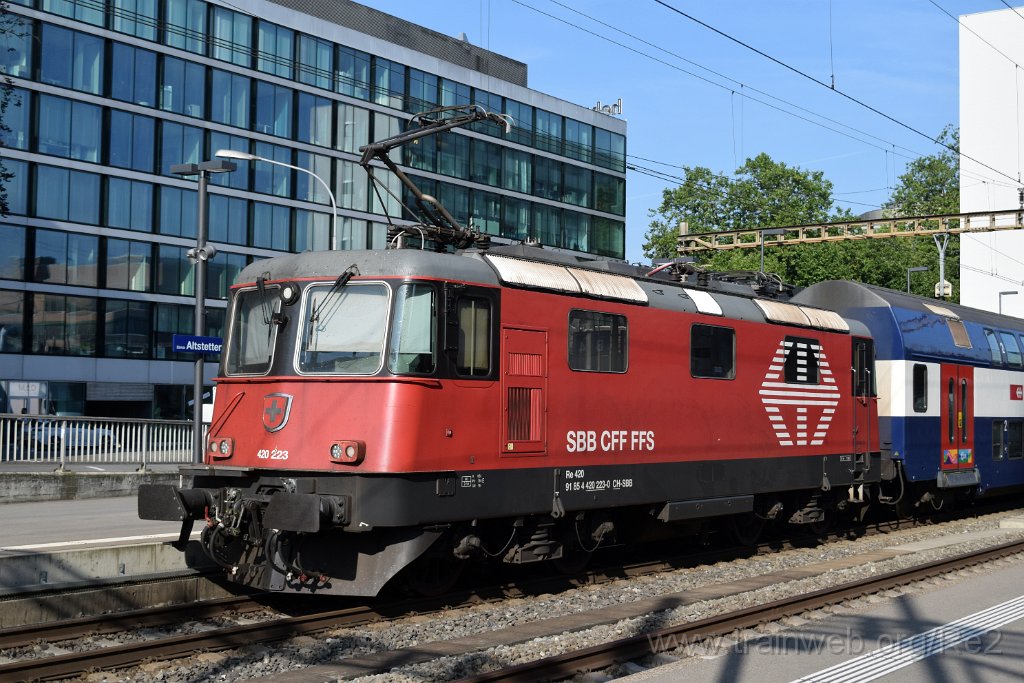 9218-0049-190724.jpg - SBB-CFF Re 420.223-0 (Re 91 85 4 420 223-0 CH-SBB) / Zürich-Altstetten 19.7.2024