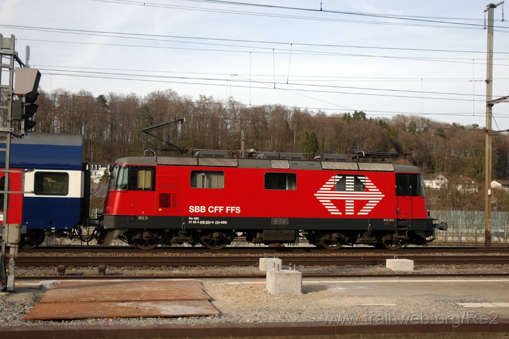 3539-0048-100415.jpg - SBB-CFF Re 420.224-8 (Re 91 85 4 420 224-8 CH-SBB) / Killwangen-Spreitenbach 10.4.2015