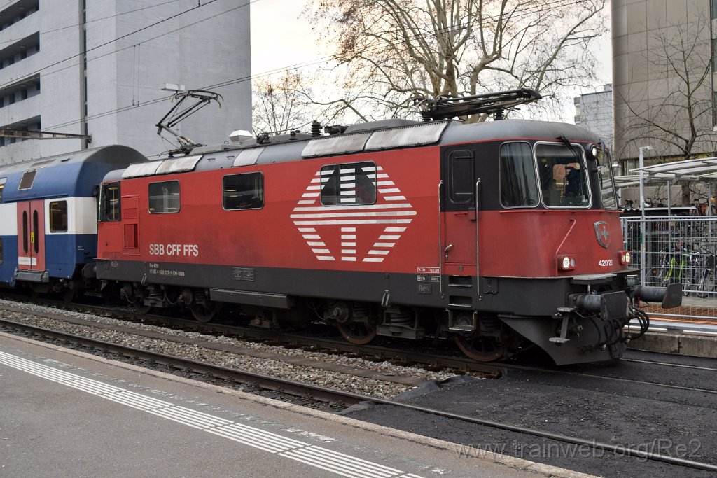 5278-0031-170119.jpg - SBB-CFF Re 420.227-1 (Re 91 85 4 420 227-1 CH-SBB) / Zürich-Altstetten 17.1.2019