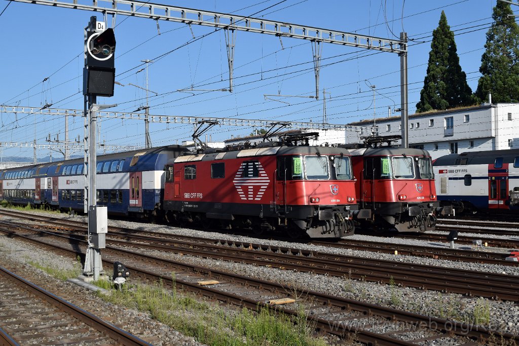 5645-0016-040819.jpg - SBB-CFF Re 420.224-8 (Re 91 85 4 420 224-8 CH-SBB) + SBB-CFF Re 420.229-7 (Re 91 85 4 420 229-7 CH-SBB) / Rapperswil 4.8.2019