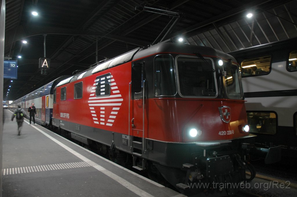 2322-0007-220212.jpg - SBB-CFF Re 420.230-5 (Re 91 85 4 420 230-5 CH-SBB) / Zürich HB 22.2.2012