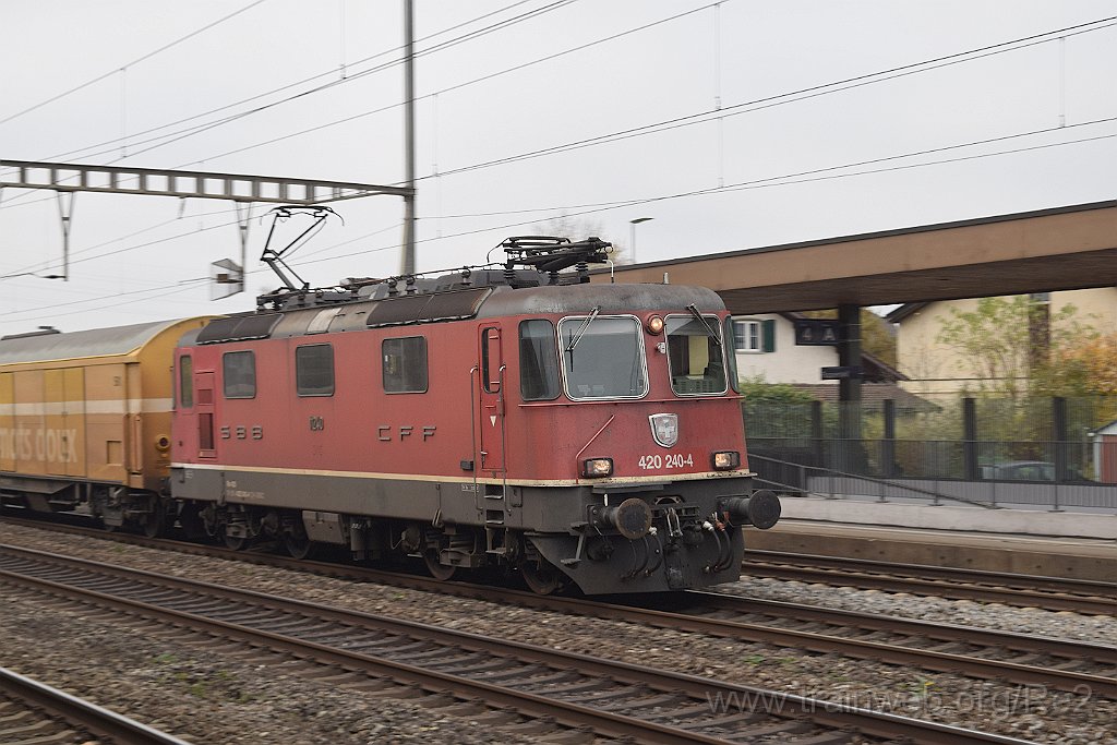 9463-0028-111124.jpg - SBBC Re 4/4'' 11240 (Re 420.240-4)  (Re 91 85 4 420 240-4 CH-SBBC) / Rupperswil 11.11.2024