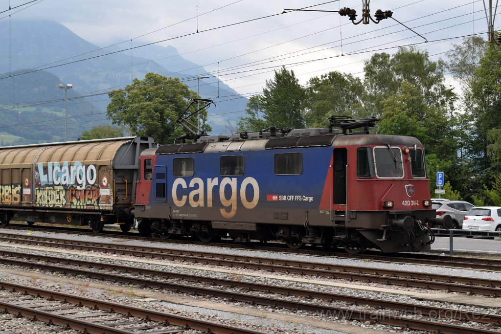5055-0030-100718.jpg - SBBC Re 420.241-2 (Re 91 85 4 420 241-2 CH-SBBC) / Ziegelbrücke 10.7.2018