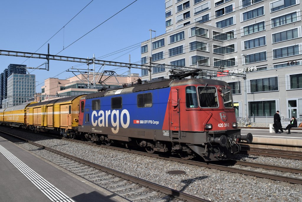 8383-0040-240223.jpg - SBBC Re 420.241-2 (Re 91 85 4 420 241-2 CH-SBBC) / Zürich-Altstetten 24.2.2023
