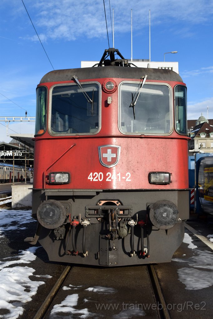 8898-0004-091223.jpg - SBBC Re 420.241-2 (Re 91 85 4 420 241-2 CH-SBBC) / St.Gallen HB 9.12.2023