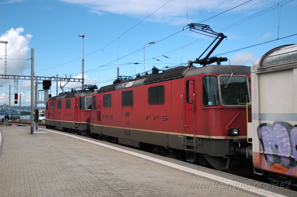 3235-0010-140814.jpg - SBB-CFF Re 4/4'' 11254 + SBB-CFF Re 4/4'' 11243 / Rapperswil 14.8.2014