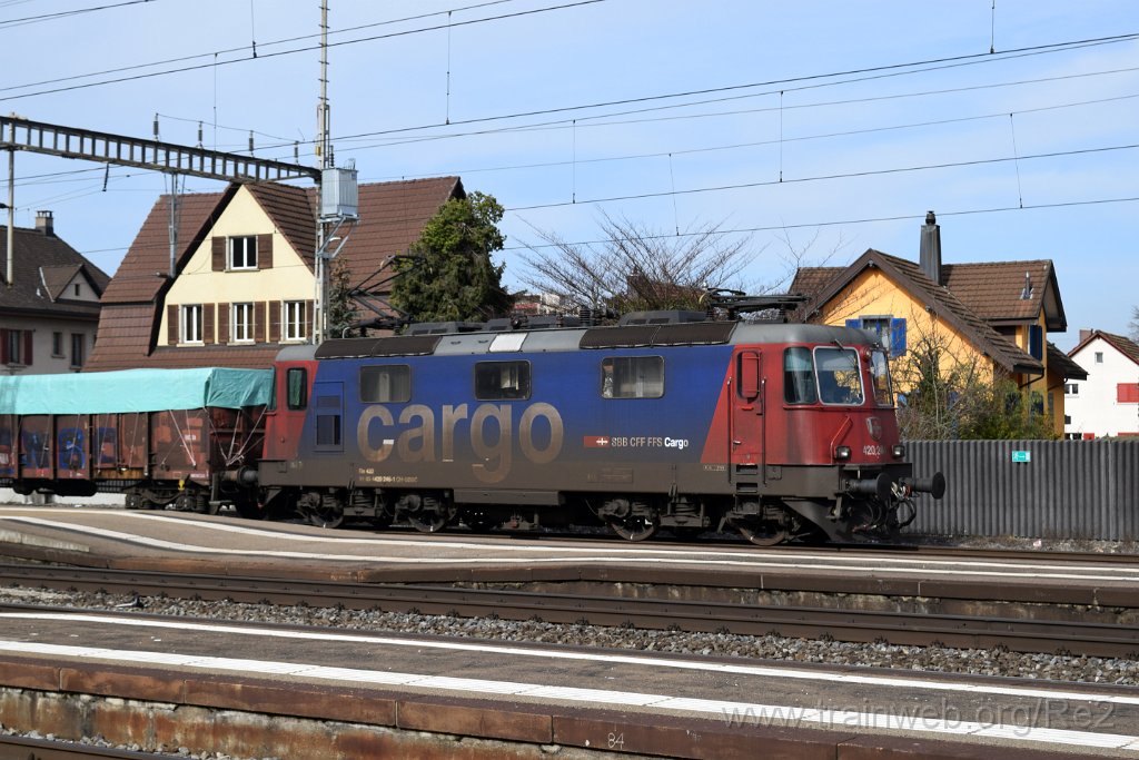 7293-0031-220221.jpg - SBBC Re 420.246-1 (Re 91 85 4 420 246-1 CH-SBBC) / Lenzburg 22.2.2021