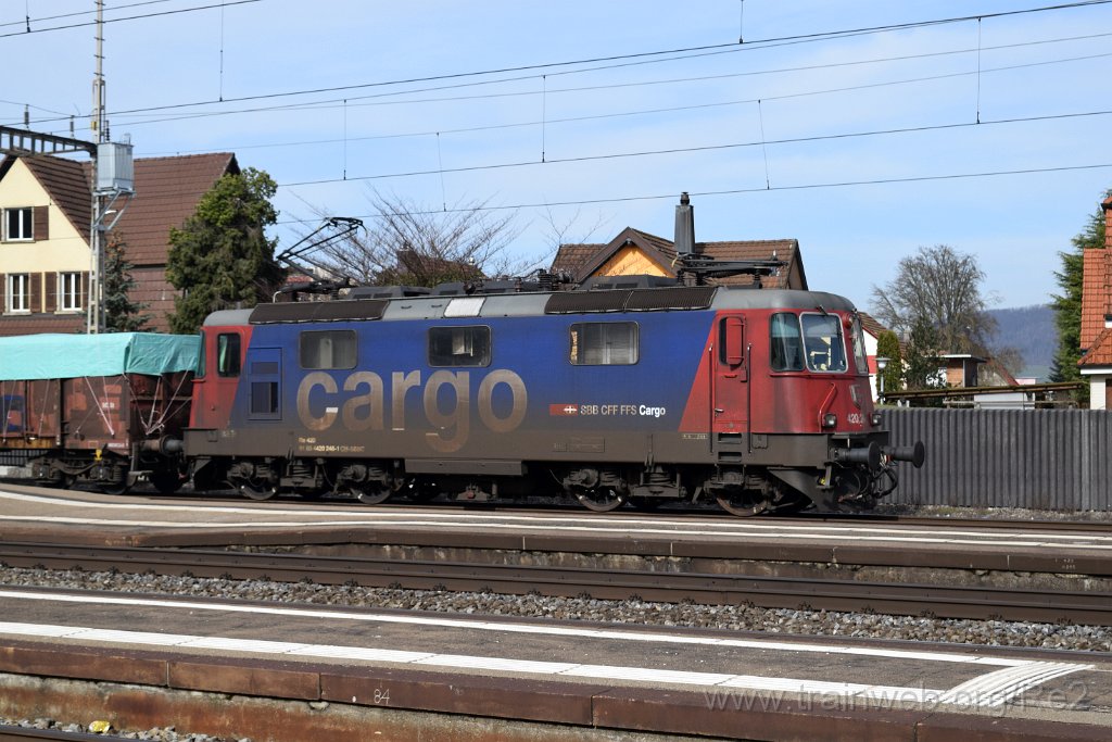 7293-0035-220221.jpg - SBBC Re 420.246-1 (Re 91 85 4 420 246-1 CH-SBBC) / Lenzburg 22.2.2021