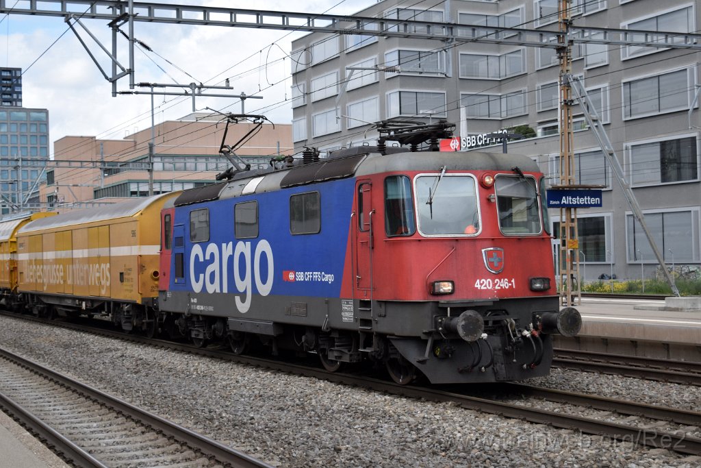 9052-0028-160424.jpg - SBBC Re 420.246-1 (Re 91 85 4 420 246-1 CH-SBBC) / Zürich-Altstetten 16.4.2024