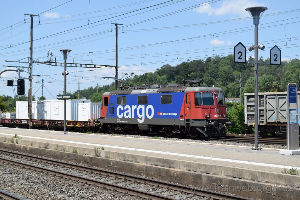 8091-0020-150722.jpg - SBBC Re 420.247-9 (Re 91 85 4 420 247-9 CH-SBBC) / Killwangen-Spreitenbach 15.7.2022