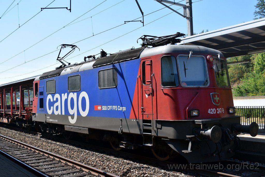 8108-0035-220722.jpg - SBBC Re 420.247-9 (Re 91 85 4 420 247-9 CH-SBBC) / Mellingen Heitersberg 22.7.2022