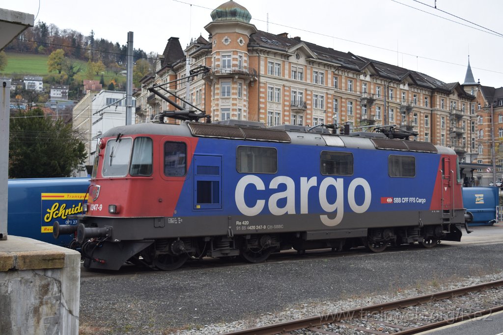 8878-0034-181123.jpg - SBBC Re 420.247-9 (Re 91 85 4 420 247-9 CH-SBBC) / St.Gallen HB 18.11.2023