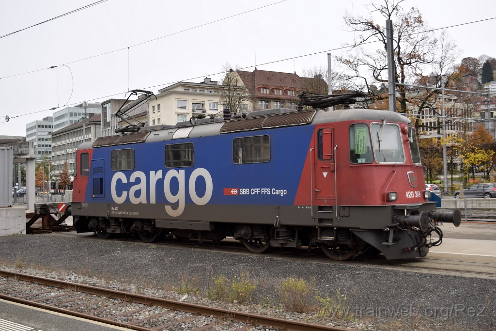 8878-0050-181123.jpg - SBBC Re 420.247-9 (Re 91 85 4 420 247-9 CH-SBBC) / St.Gallen HB 18.11.2023