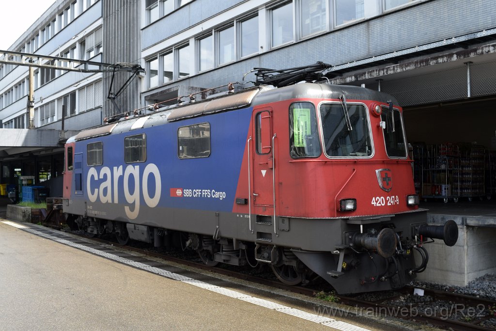 9058-0012-200424.jpg - SBBC Re 420.247-9 (Re 91 85 4 420 247-9 CH-SBBC) / St.Gallen HB 20.4.2024