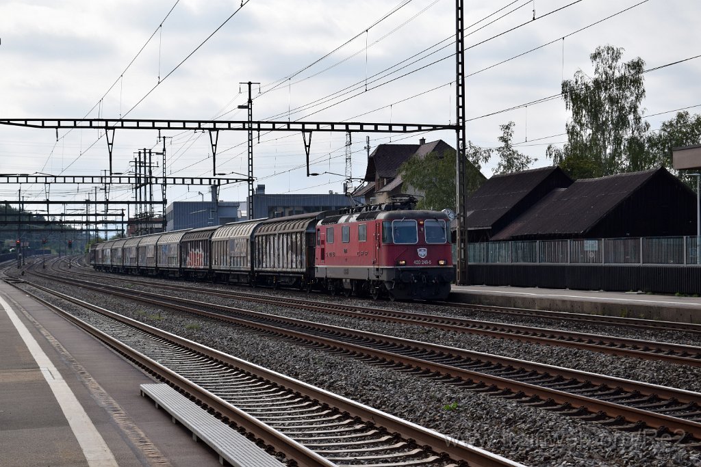 5704-0009-220819.jpg - SBBC Re 4/4'' 11249 (Re 420.249-5)  (Re 91 85 4 420 249-5 CH-SBBC) / Rupperswil 22.8.2019