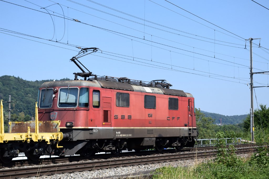 8111-0001-220722.jpg - SBBC Re 4/4'' 11249 (Re 420.249-5)  (Re 91 85 4 420 249-5 CH-SBBC) / Killwangen-Spreitenbach 22.7.2022