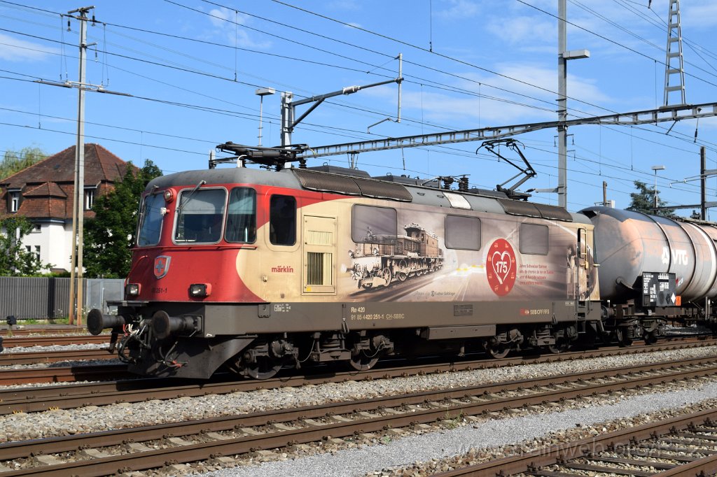 9213-0007-150724.jpg - SBBC Re 420.251-1 ''175 ans de chemin de fer en Suisse'' (Re 91 85 4 420 251-1 CH-SBBC) / Dietikon 15.7.2024