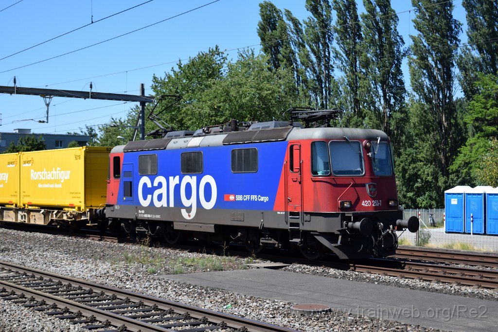 8141-0007-090822.jpg - SBBC Re 420.253-7 (Re 91 85 4 420 253-7 CH-SBBC) / Glanzenberg 9.8.2022