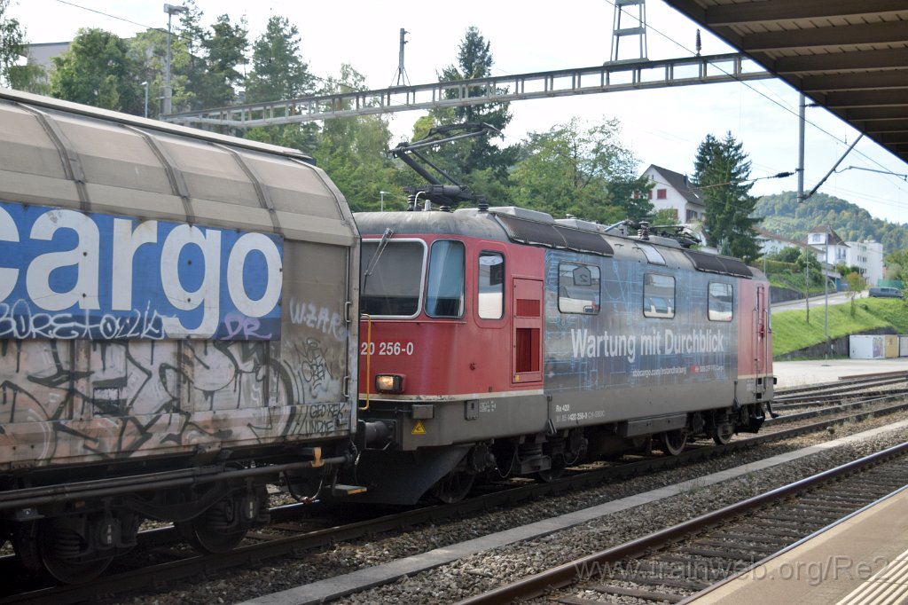 10023-0048-170925.jpg - SBBC Re 420.256-0 ''Wartung mit Durchblick'' (Re 91 85 4 420 256-0 CH-SBBC) / Killwangen-Spreitenbach 17.9.2025