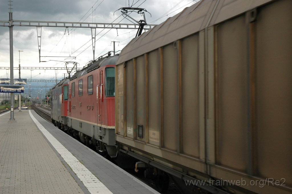 2918-0042-190813.jpg - SBBC Re 430.356-6 + SBB-CFF Re 4/4'' 11257 / Pfäffikon SZ 19.8.2013