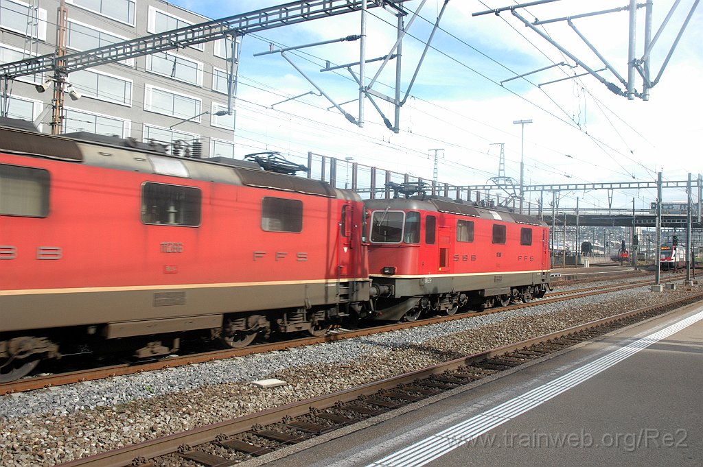 3366-0014-151014.jpg - SBB-CFF Re 4/4'' 11261 + SBB-CFF Re 4/4'' 11266 / Zürich-Altstetten 15.10.2014