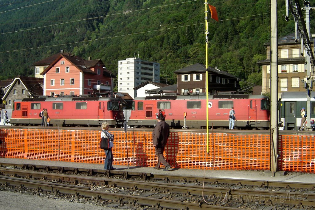 1416-0007-080907.jpg - SBB-CFF Re 4/4'' 11263 + SBB-CFF Re 4/4'' 11239 ''Porrentruy'' / Erstfeld 8.9.2007