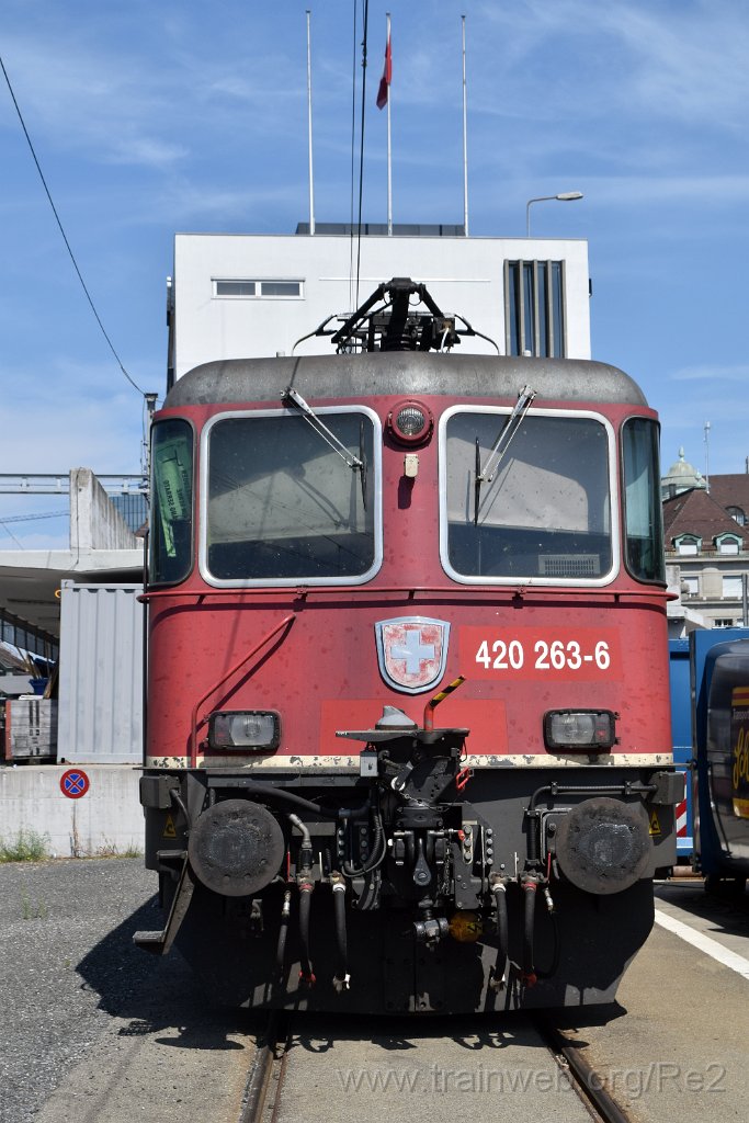 8731-0002-130823.jpg - SBBC Re 4/4'' 11263 (Re 420.263-6)  (Re 91 85 4 420 263-6 CH-SBBC) / St.Gallen HB 13.8.2023