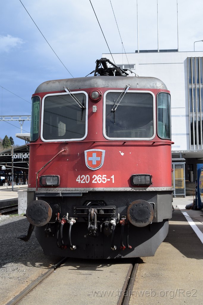 9014-0018-310324.jpg - SBBC Re 4/4'' 11265 (Re 420.265-1)  (Re 91 85 4 420 265-1 CH-SBBC) / St.Gallen HB 31.3.2024