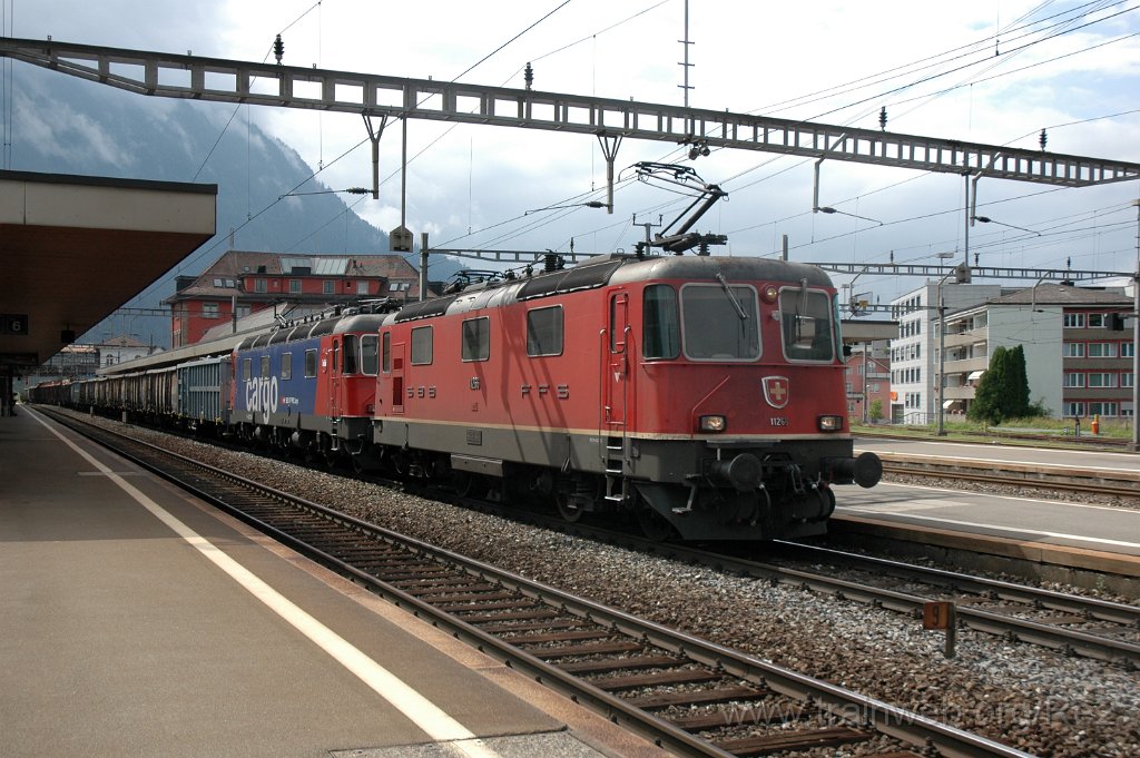 2478-0043-030712.jpg - SBB-CFF Re 4/4'' 11266 + SBBC Re 620.033-1 ''Muri AG'' / Arth-Goldau 3.7.2012