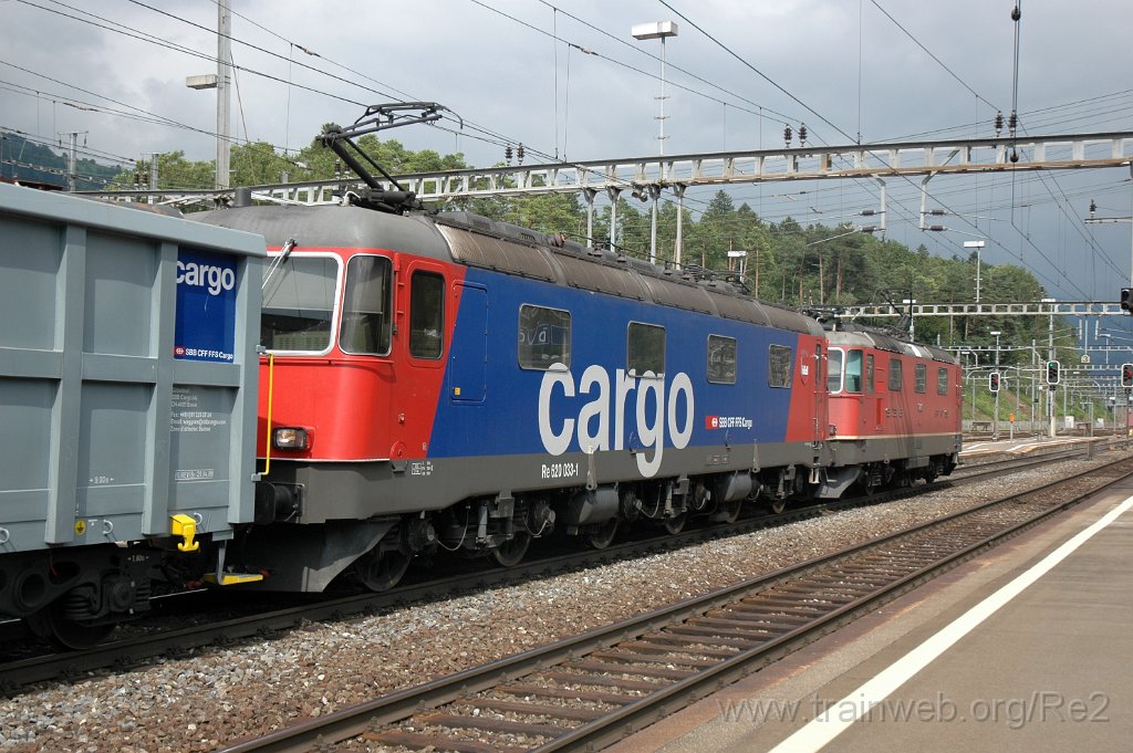 2479-0002-030712.jpg - SBB-CFF Re 4/4'' 11266 + SBBC Re 620.033-1 ''Muri AG'' / Arth-Goldau 3.7.2012