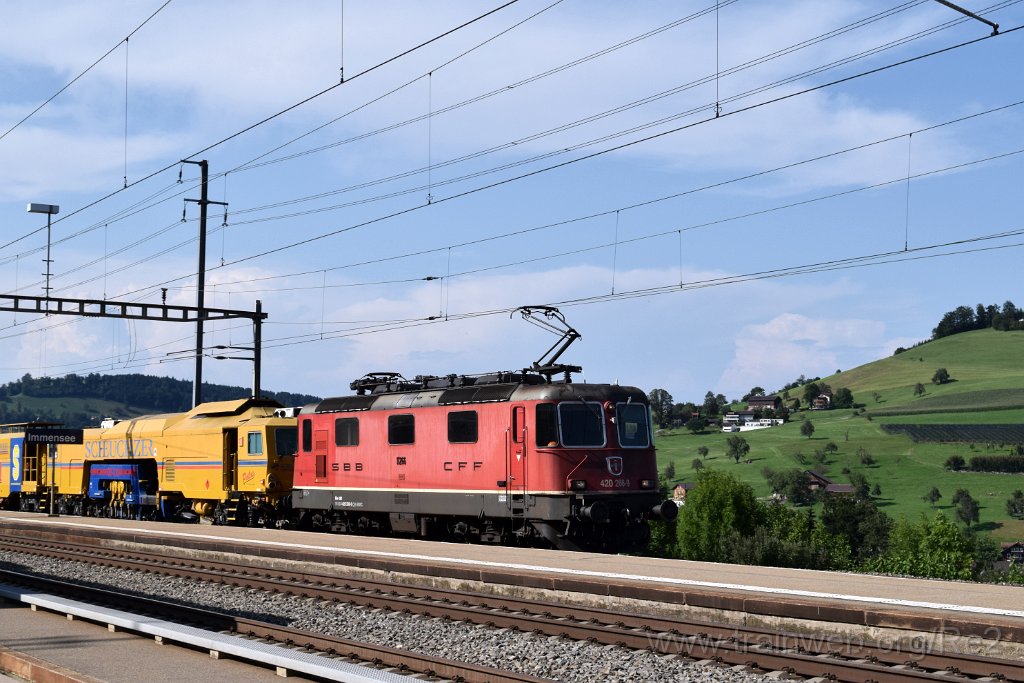 5720-0004-290819.jpg - SBBC Re 4/4'' 11266 (Re 420.266-9)  (Re 91 85 4 420 266-9 CH-SBBC) / Immensee 29.8.2019