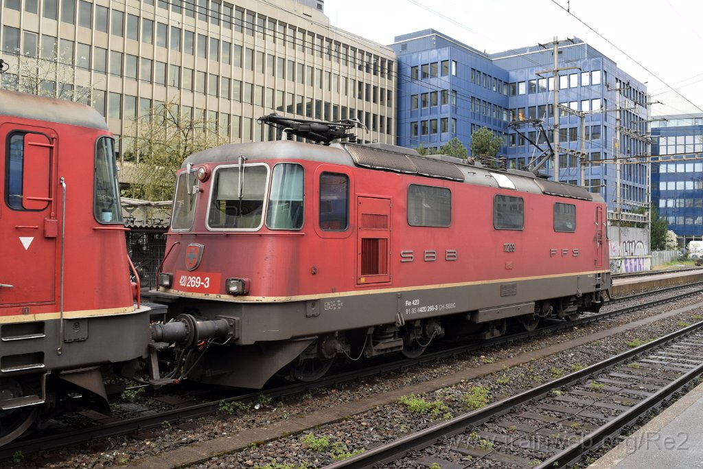 3869-0009-120416.jpg - SBBC Re 4/4'' 11269 (Re 420.269-3)  (Re 91 85 4 420 269-3 CH-SBBC) / Zürich-Altstetten 12.4.2016