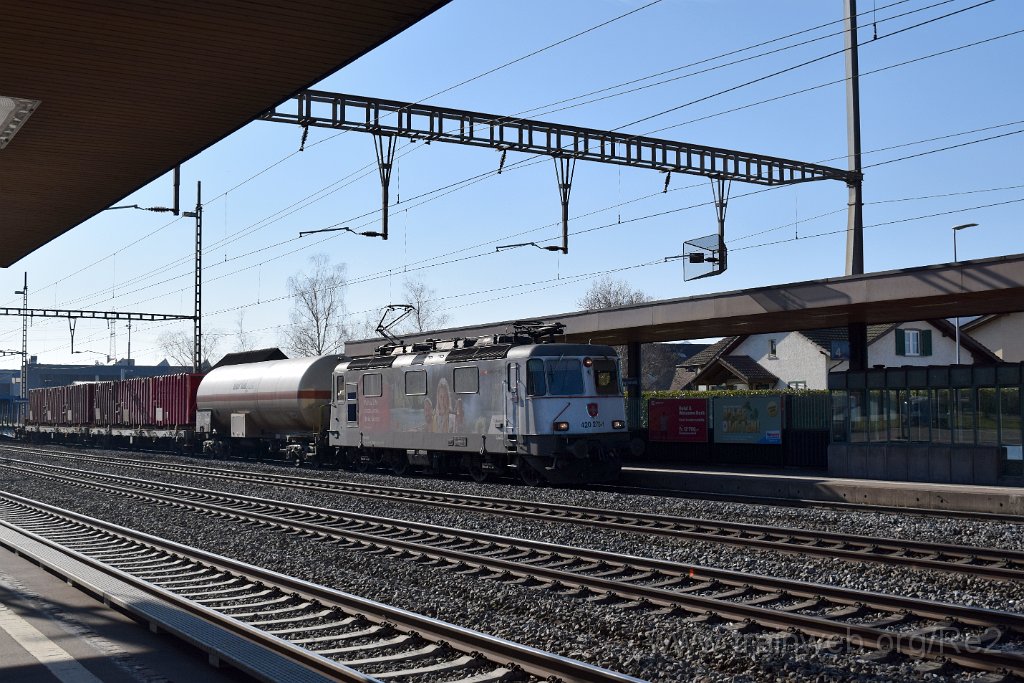 7323-0034-240321.jpg - SBBC Re 420.270-1 ''Partez à la découverte de la Suisse'' (Re 91 85 4 420 270-1 CH-SBBC) / Rupperswil 24.3.2021