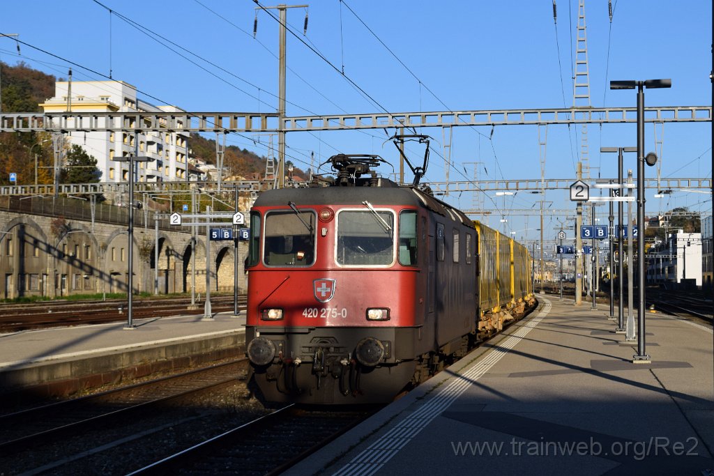 9481-0005-141124.jpg - SBBC Re 420.275-0 (Re 91 85 4 420 275-0 CH-SBBC) / Neuchâtel 14.11.2024
