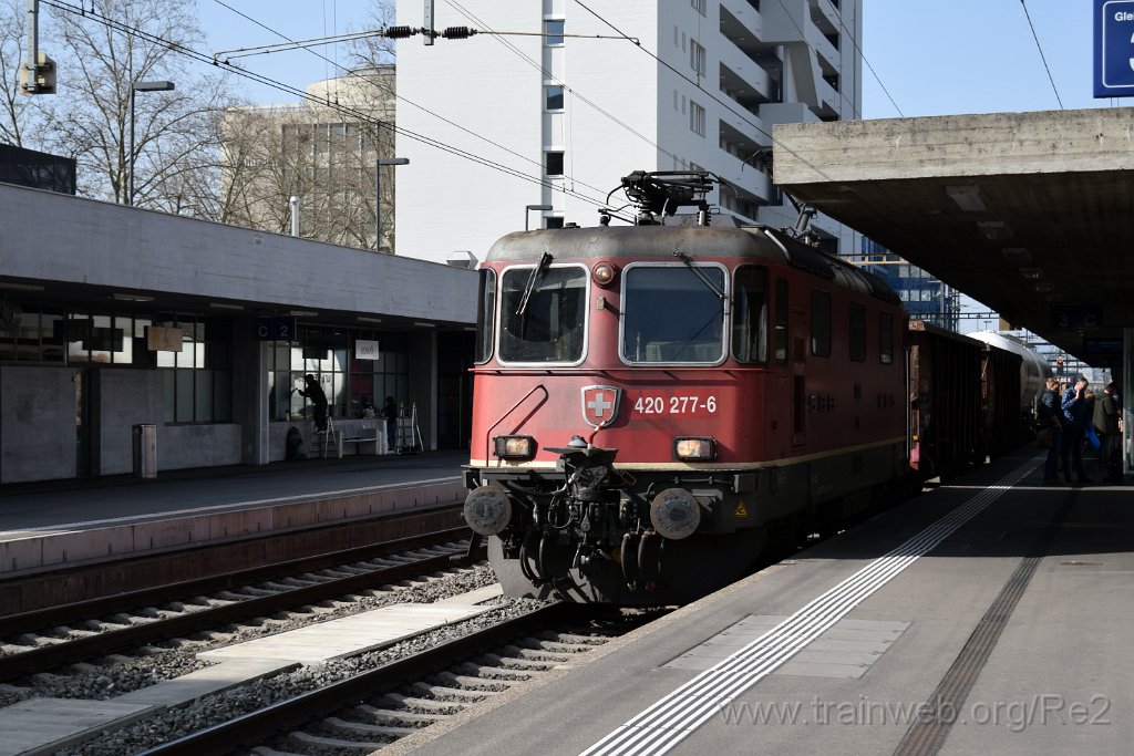 8383-0034-240223.jpg - SBBC Re 4/4'' 11277 (Re 420.277-6)  (Re 91 85 4 420 277-6 CH-SBBC) / Zürich-Altstetten 24.2.2023