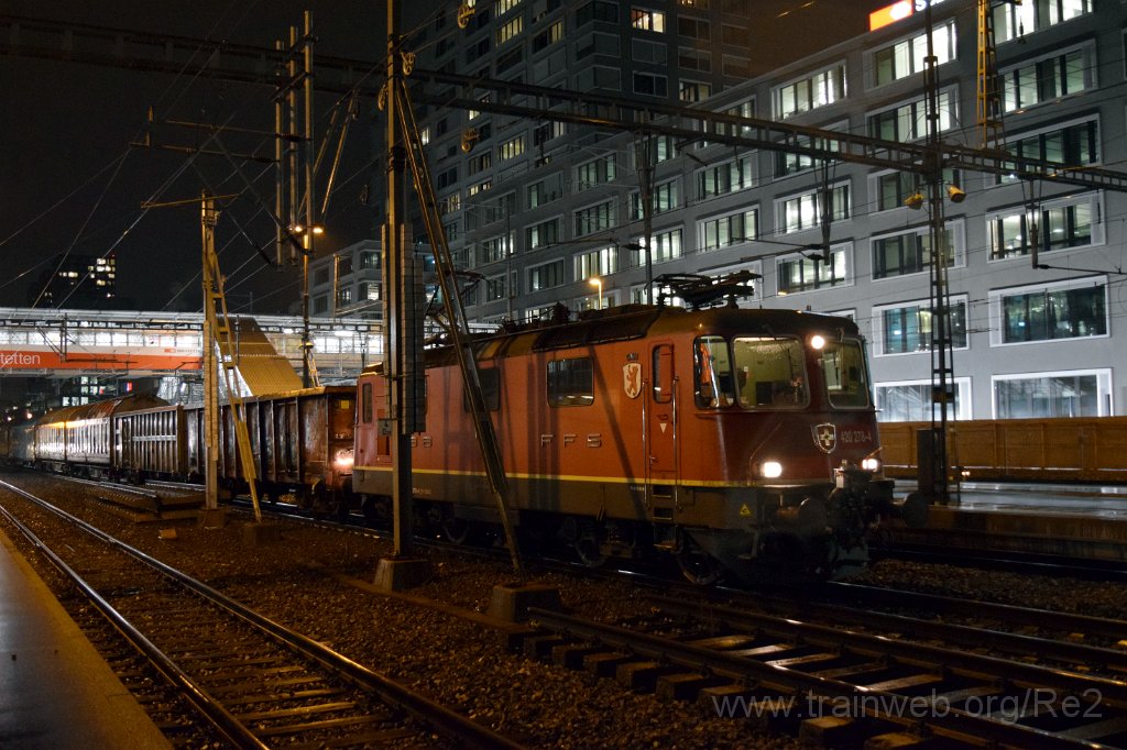 5241-0046-191218.jpg - SBBC Re 4/4'' 11278 (Re 420.278-4)  ''Cham'' (Re 91 85 4 420 278-4 CH-SBBC) / Zürich-Altstetten 19.12.2018